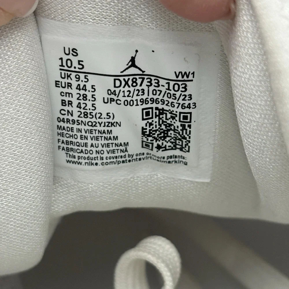 Jordan‎ Luka 2 Trick Shot DX8733-103 White Green Men Sz 10.5 Basketball Sneakers